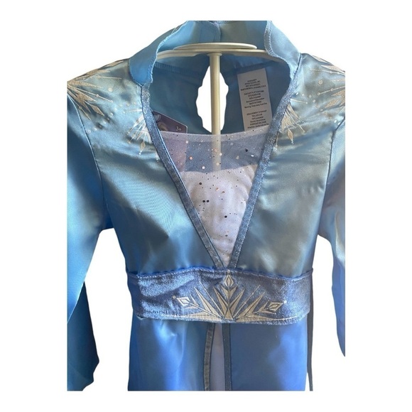 NWT-DISNEY FROZEN-ELSA ADVENTURE DRESS-GIRLS SIZE 4-6X - Picture 4 of 7